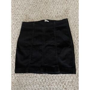 Free People Femme Fatale Mini Denim Skirt Stretch Womens 2
